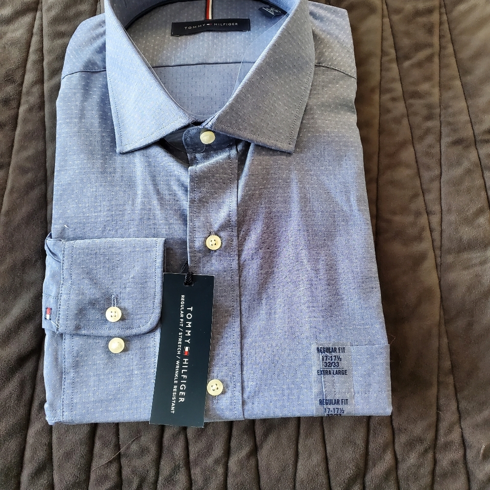 Tommy Hilfiger Blue Men's Shirt